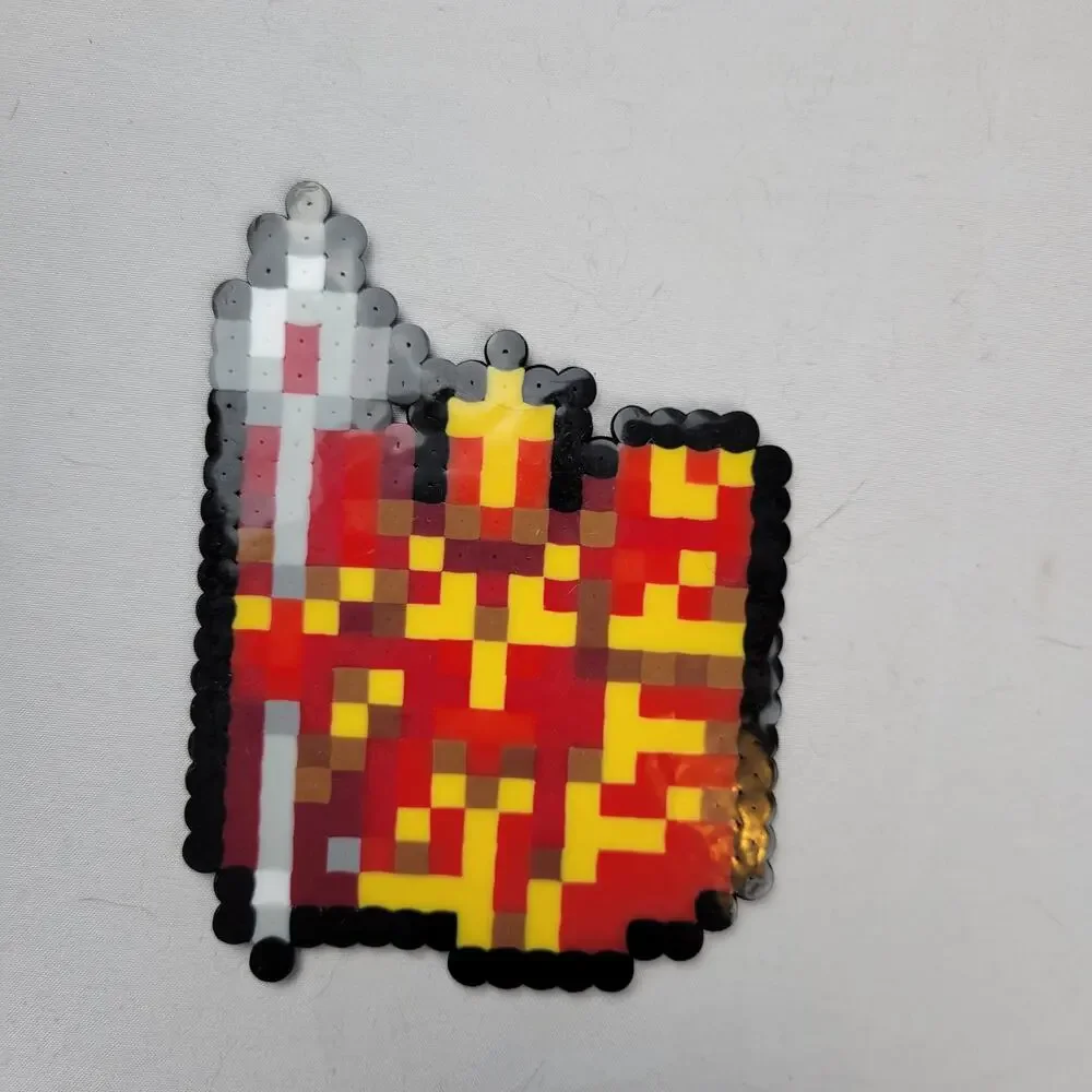 King [Enemy] Fire Emblem Perler Bead Pixel Art